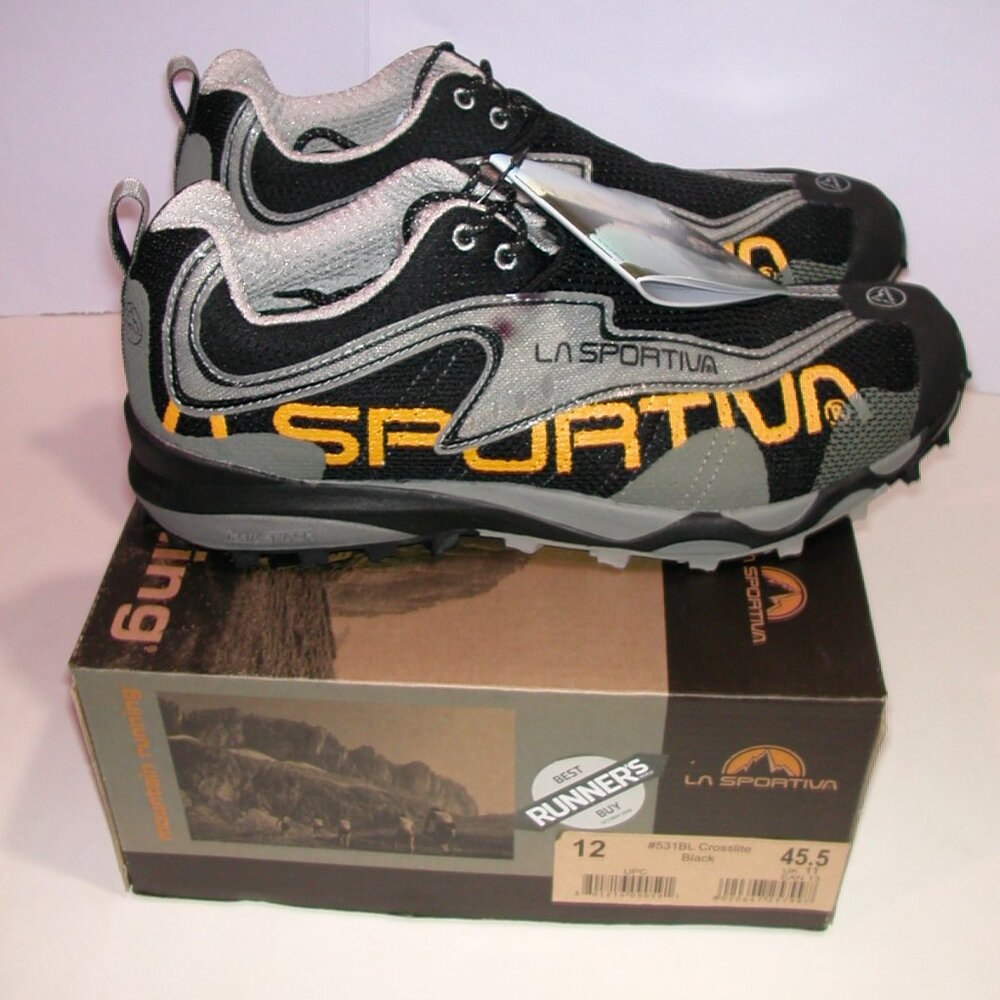 La Sportiva Crosslite Trail Running Shoes Men' s Size 12 - Euro 45.5 Black - Picture 3 of 7